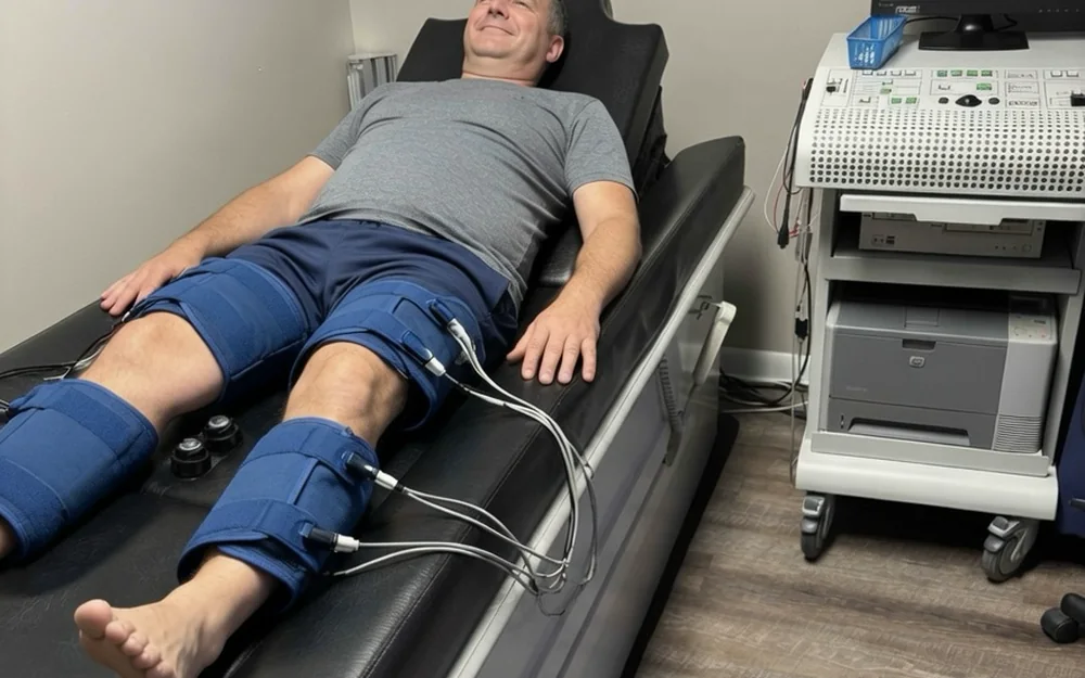 A patient receiving ECP therapy at Preventive Medicine